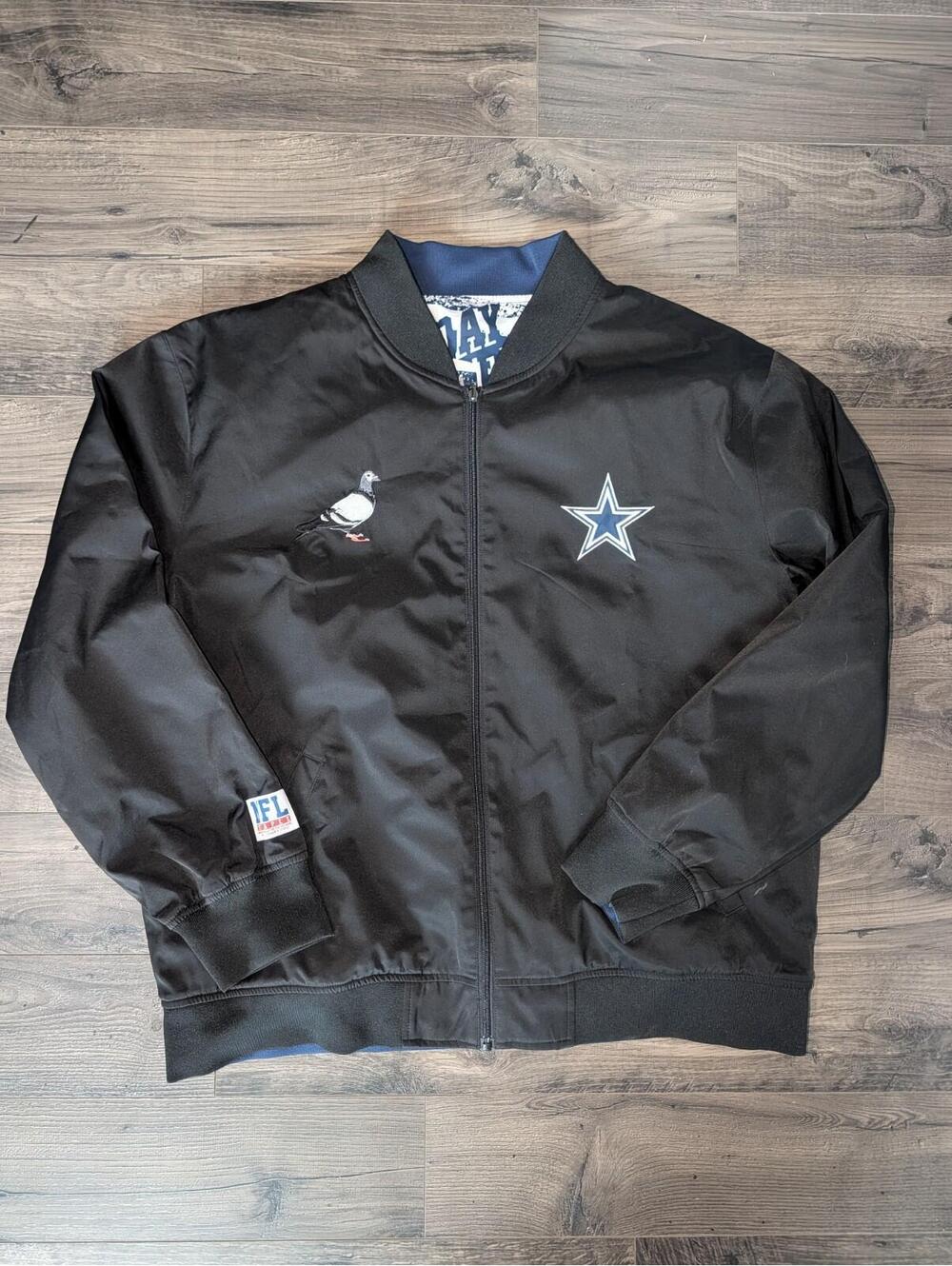NFL Staple Reversible Dallas Cowboys Jacket XXL 2XL